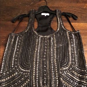 Gorgeous PARKER beaded cocktail dress